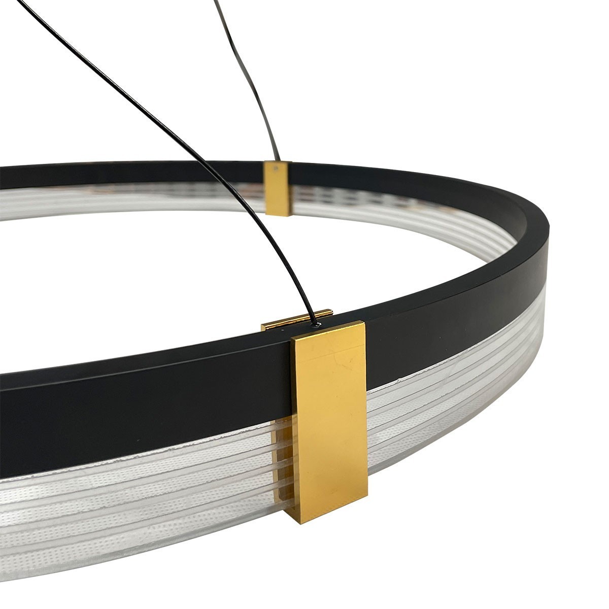 Light Prestige Plum 1 lampa wisząca duża czarna Triangle LP-0407/1P L BK Triangle