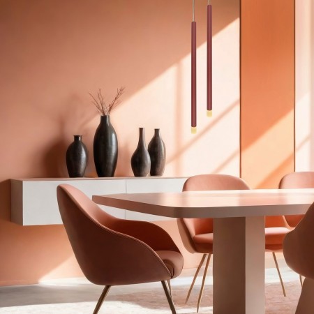 Light Prestige Lungo 1 carmine lampa wisząca LP-894/1P RED