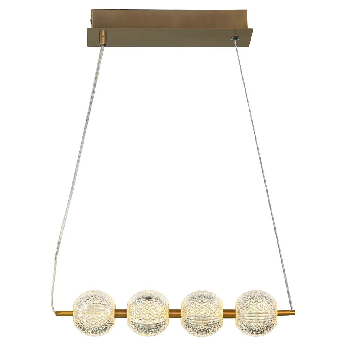 Light Prestige Diamond 4 linia wisząca złota LP-2202/4L GD