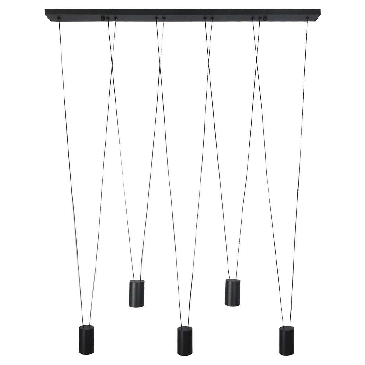 Light Prestige Toledo 5 lampa wisząca czarna LP-432/5P BK