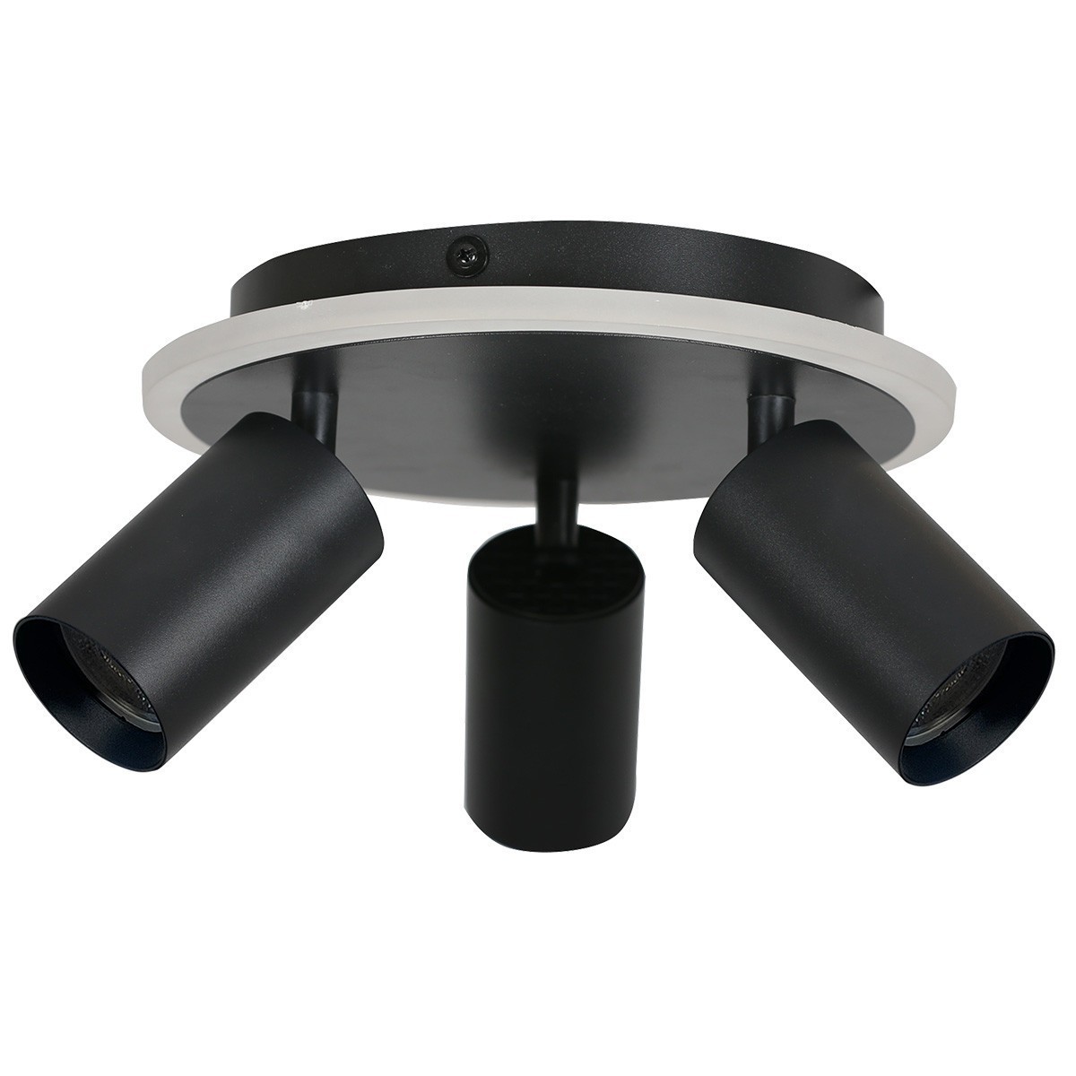 Light Prestige Parma 3 plafon okrągły czarny LP-0612/3C Round BK