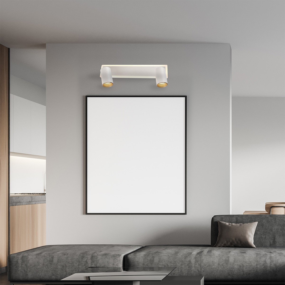 Light Prestige Parma 2 spot biała LP-0612/2WS WH