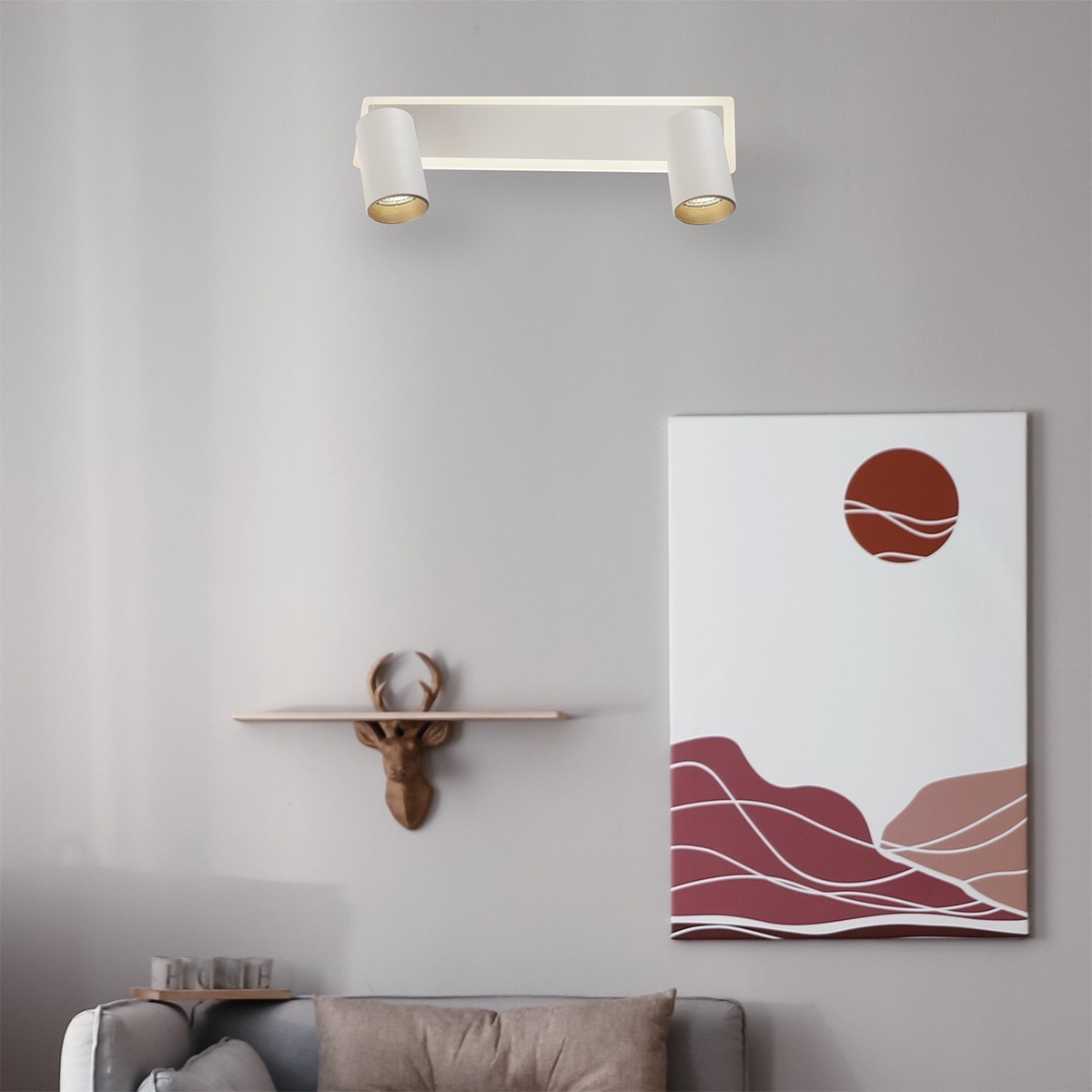 Light Prestige Parma 2 spot biała LP-0612/2WS WH