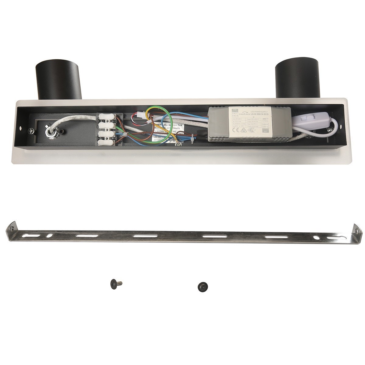 Light Prestige Parma 2 spot czarna LP-0612/2WS BK