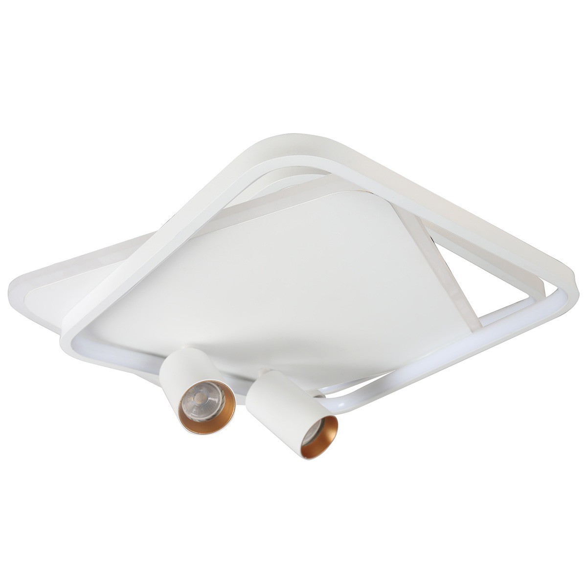 Light Prestige Parma 2 plafon kwadratowy biały LP-0612/2C Square WH