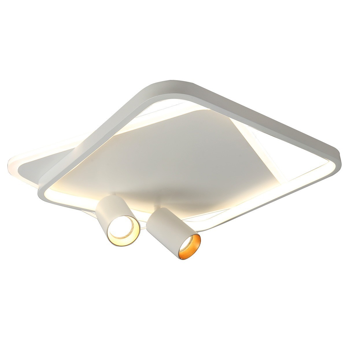 Light Prestige Parma 2 plafon kwadratowy biały LP-0612/2C Square WH