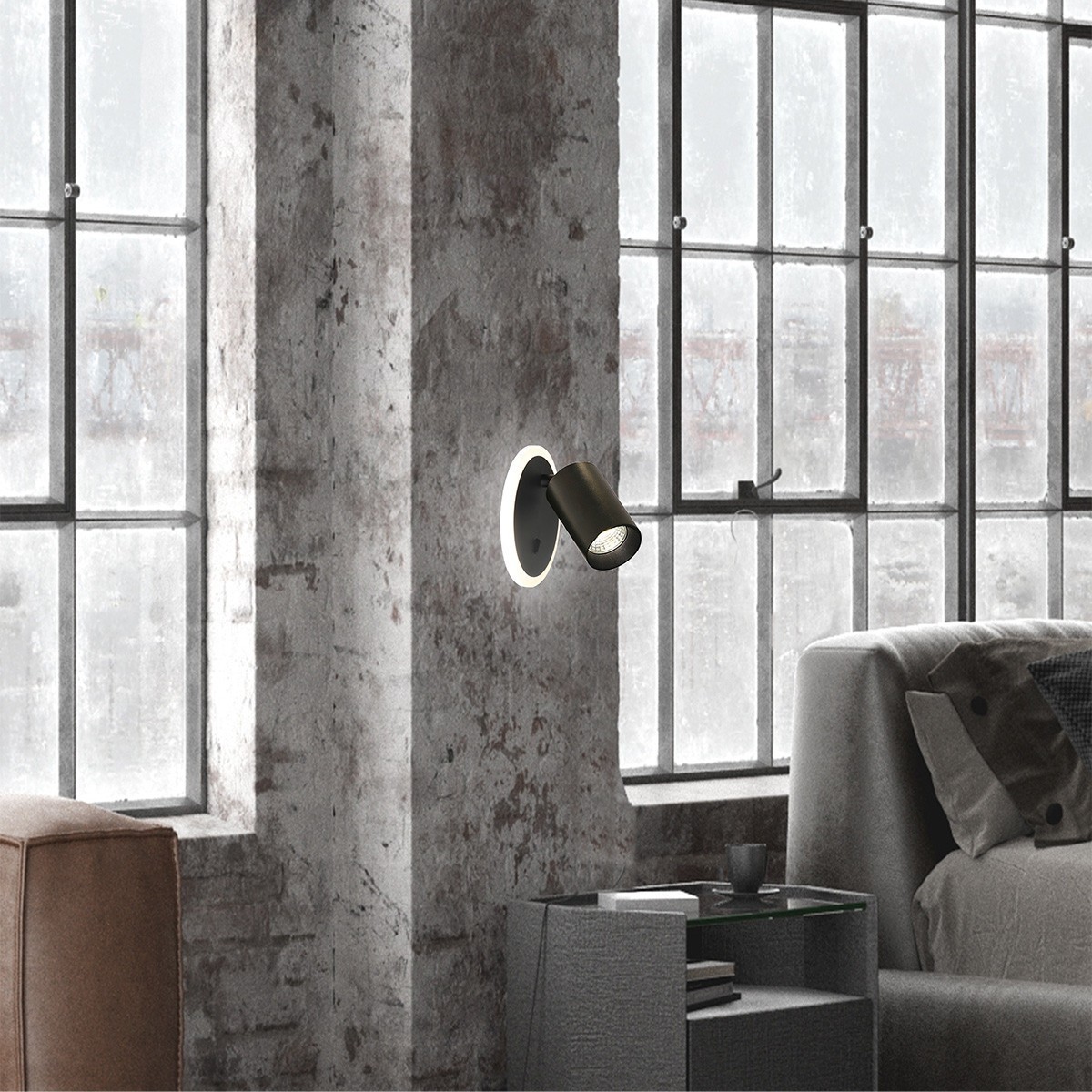 Light Prestige Parma 1 spot czarna LP-0612/1WS BK