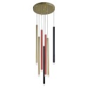 Light Prestige Lungo 7 kolor mix lampa wisząca LP-894/7P MIXED