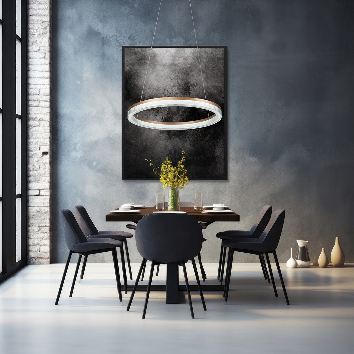 Light Prestige Midway Cristal wisząca mała złota Triangle LP-033/1P S GD Cristal Triangle