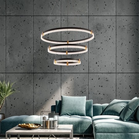 Light Prestige Plum 3 lampa wisząca czarna LP-0407/3P BK