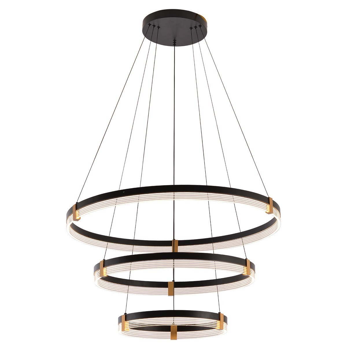 Light Prestige Plum 3 lampa wisząca czarna LP-0407/3P BK