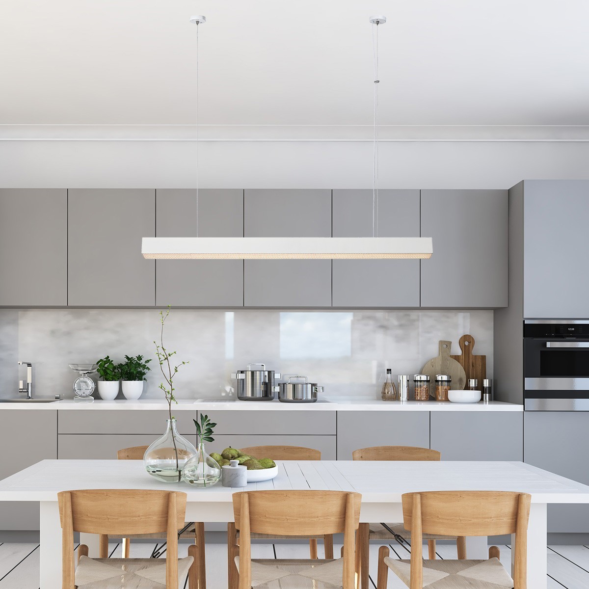 Light Prestige Mira lampa wisząca L biała Smart LP-1201/1P L WH Smart