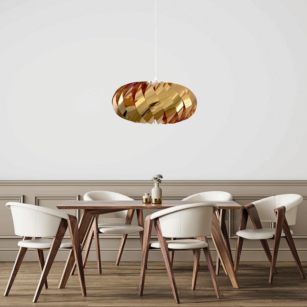 Light Prestige Jet wisząca złota LP-023/1P GD