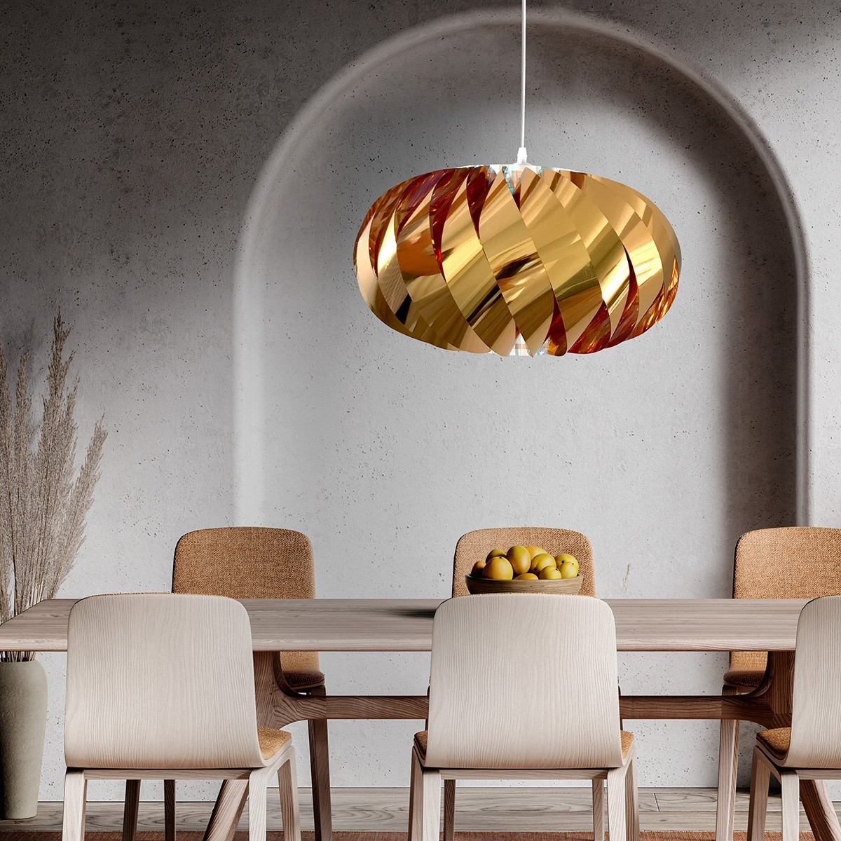 Light Prestige Jet wisząca złota LP-023/1P GD