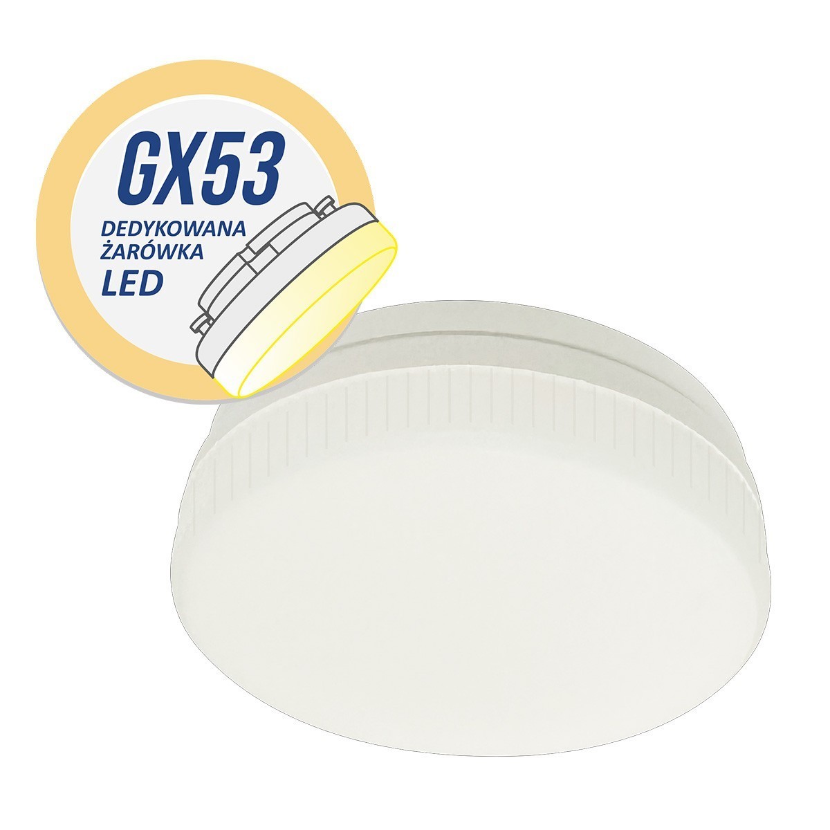 Light Prestige Żarówka LED LP-GX53-5W 3000K LP-GX53-5W 3000K