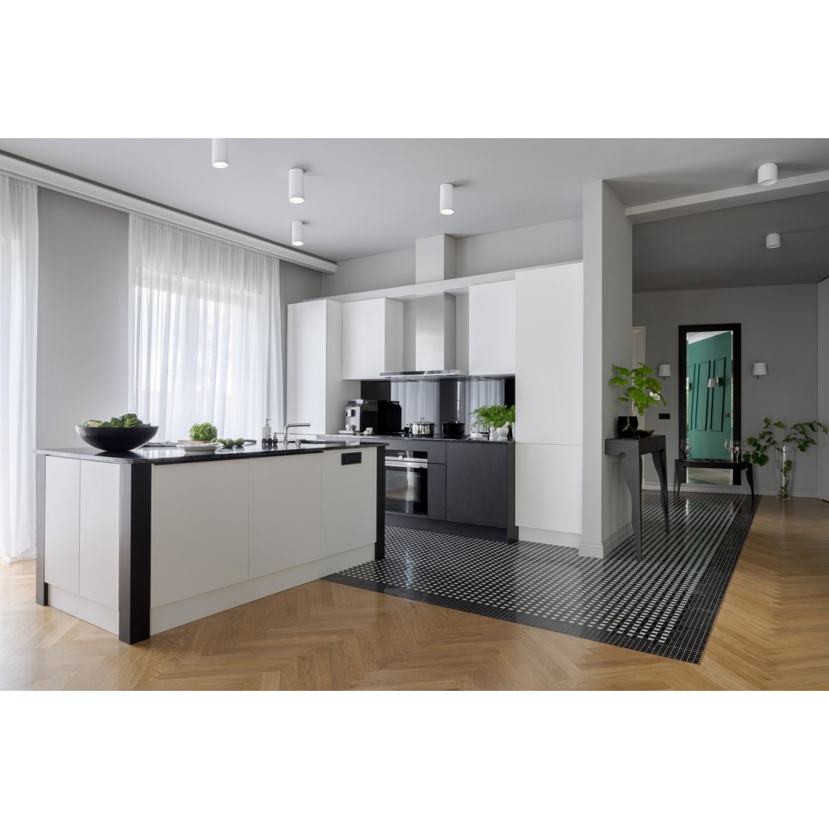 LUT STAG Nowoczesny sufitowy spot GU10 LUTEC connect