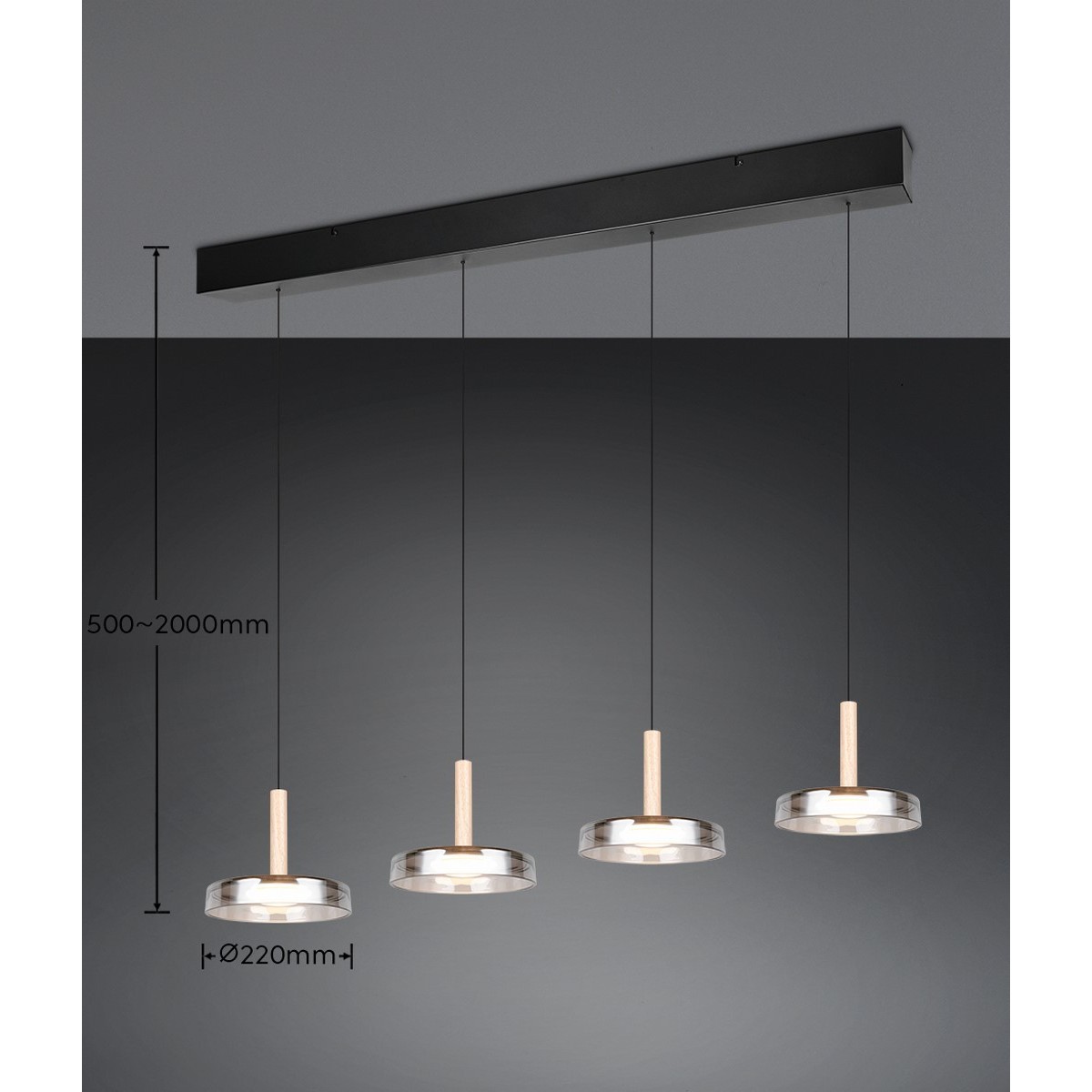 Nowoczesna lampa wisząca Trio CELESTE 354910432