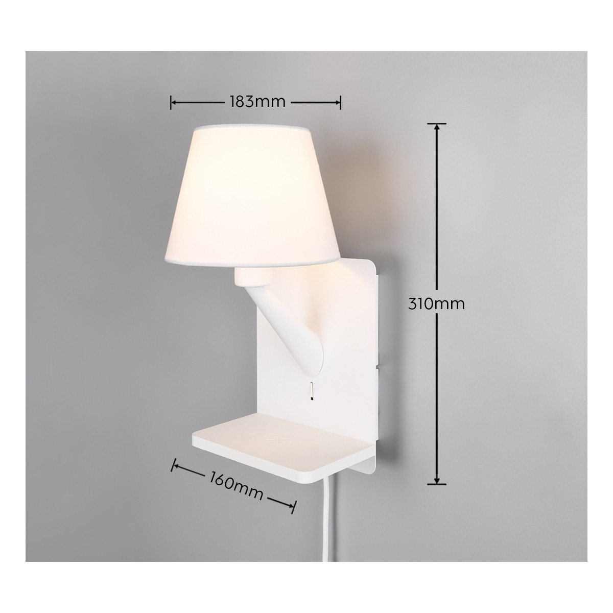 Nowoczesny kinkiet Trio COMFORT 262670131