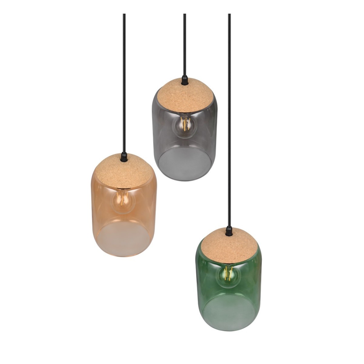 Nowoczesna lampa wisząca Trio CORK 364630317