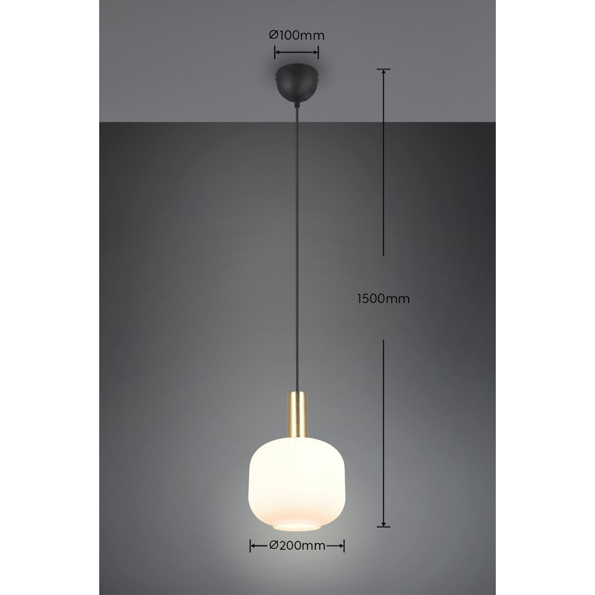 Nowoczesna lampa wisząca Trio DIVA 319800108