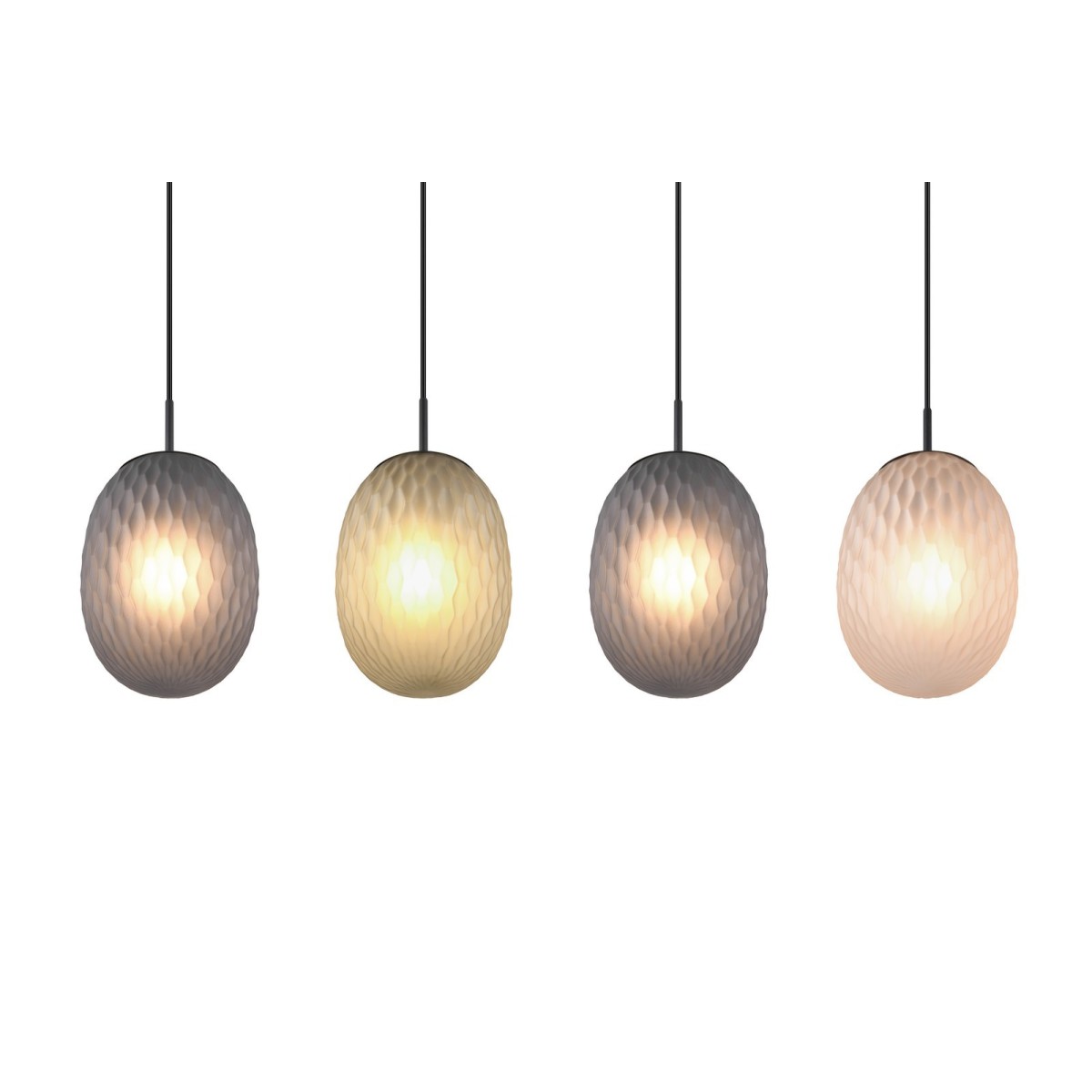 Nowoczesna lampa wisząca Trio FACETTE 364200417