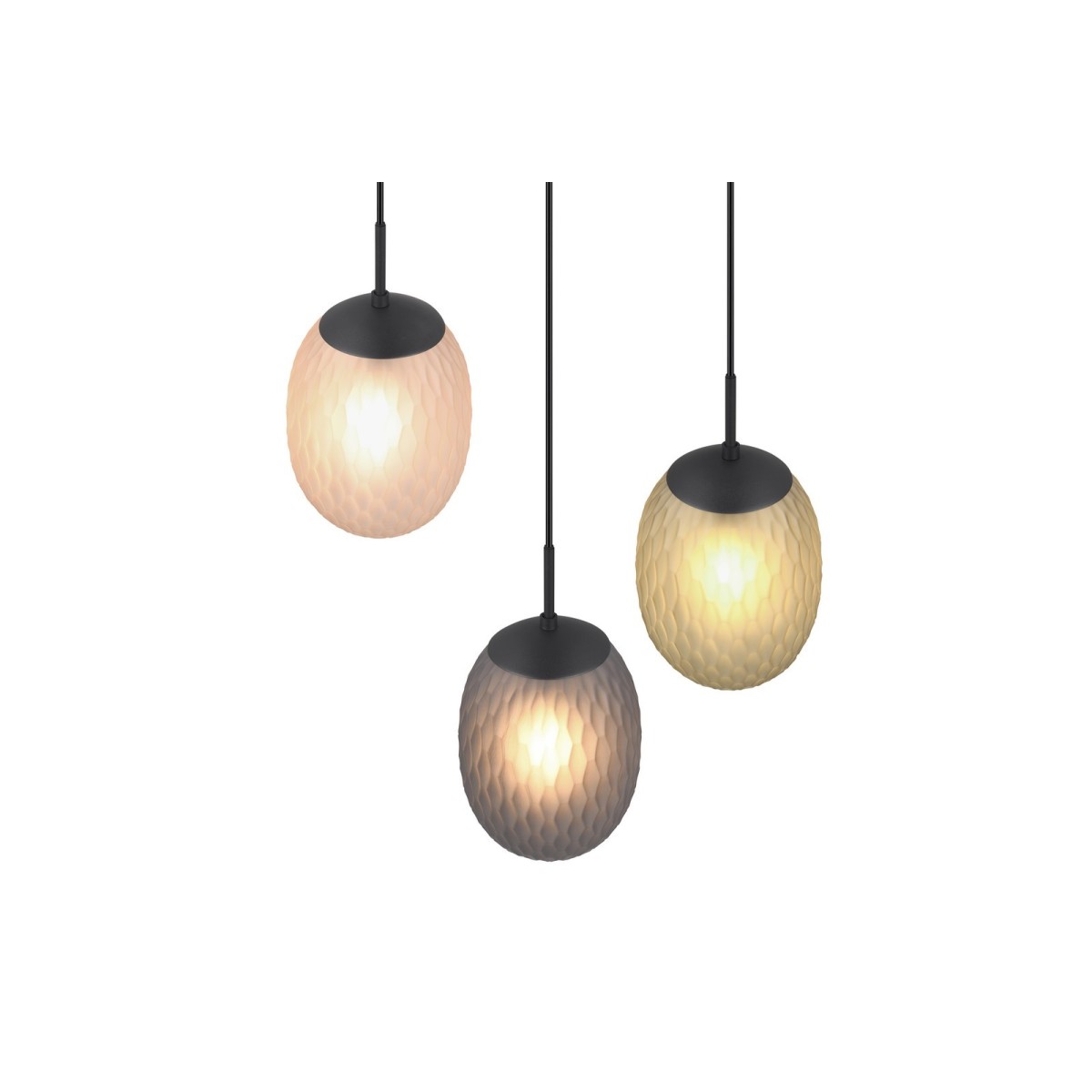 Nowoczesna lampa wisząca Trio FACETTE 364230317