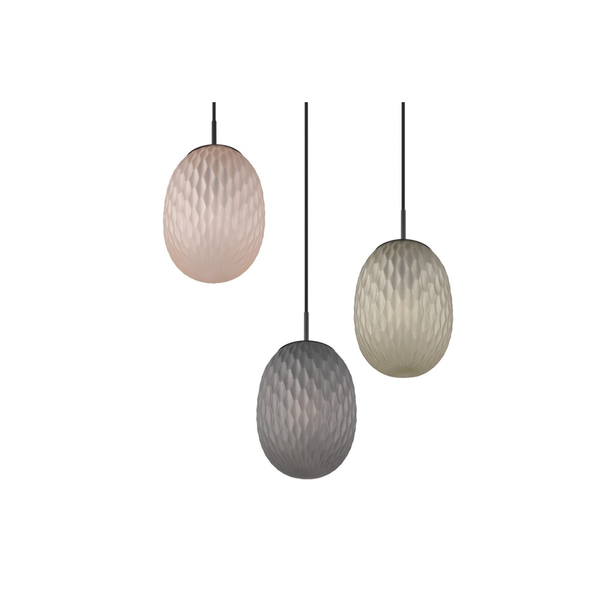 Nowoczesna lampa wisząca Trio FACETTE 364230317