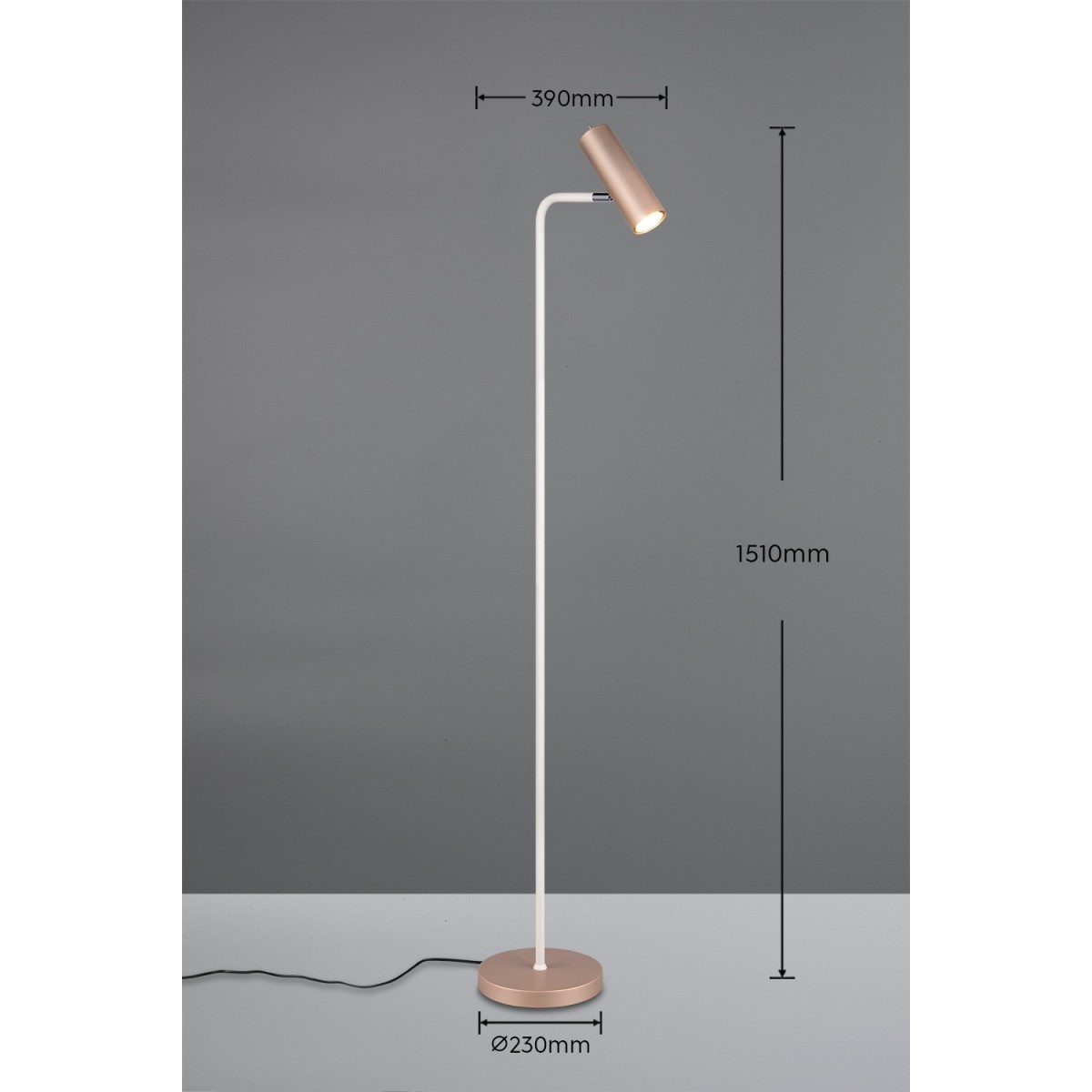 Lampa podłogowa Trio MARLEY 412400165