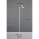 Lampa podłogowa Trio MARLEY 412400165