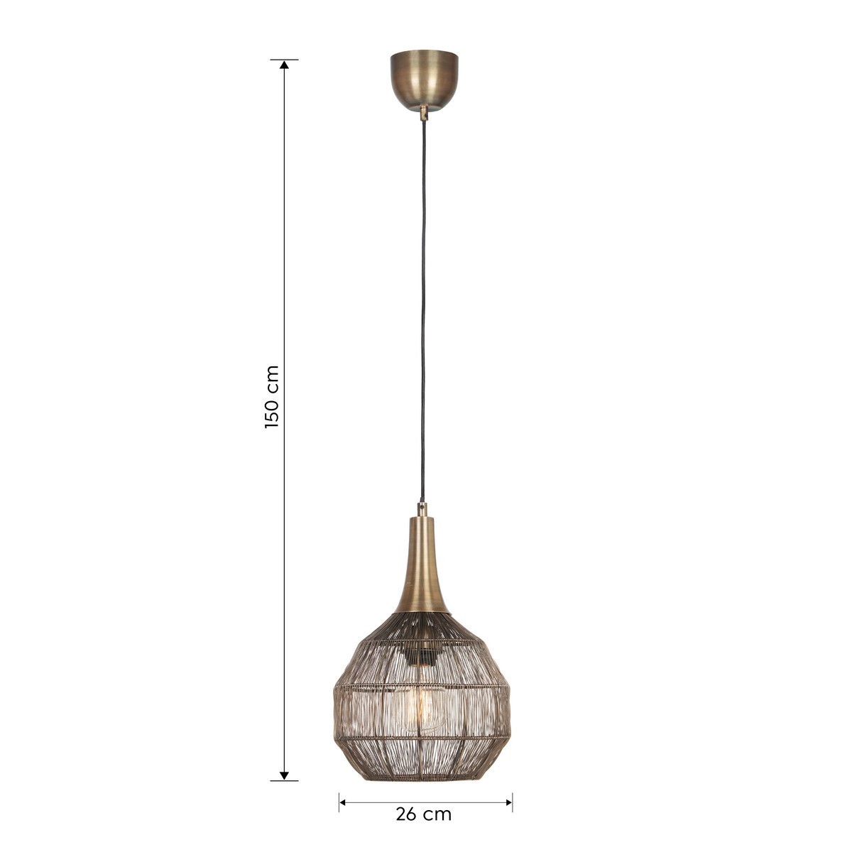 Nowoczesna lampa wisząca Trio SORAYA 365430104
