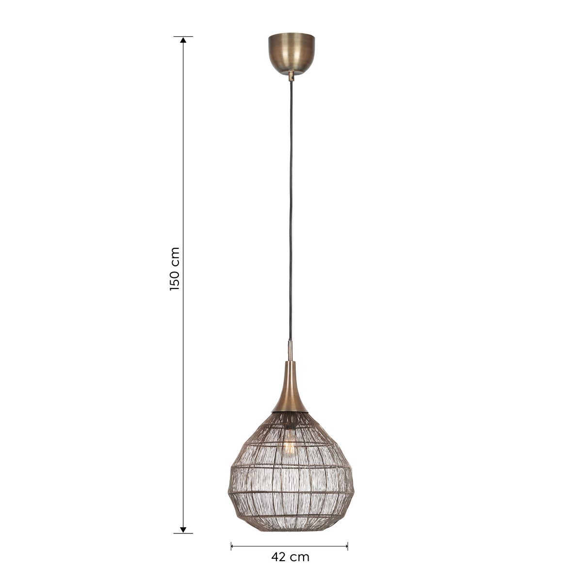 Nowoczesna lampa wisząca Trio SORAYA 365440104