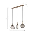 Nowoczesna lampa wisząca Trio SORAYA 365400304