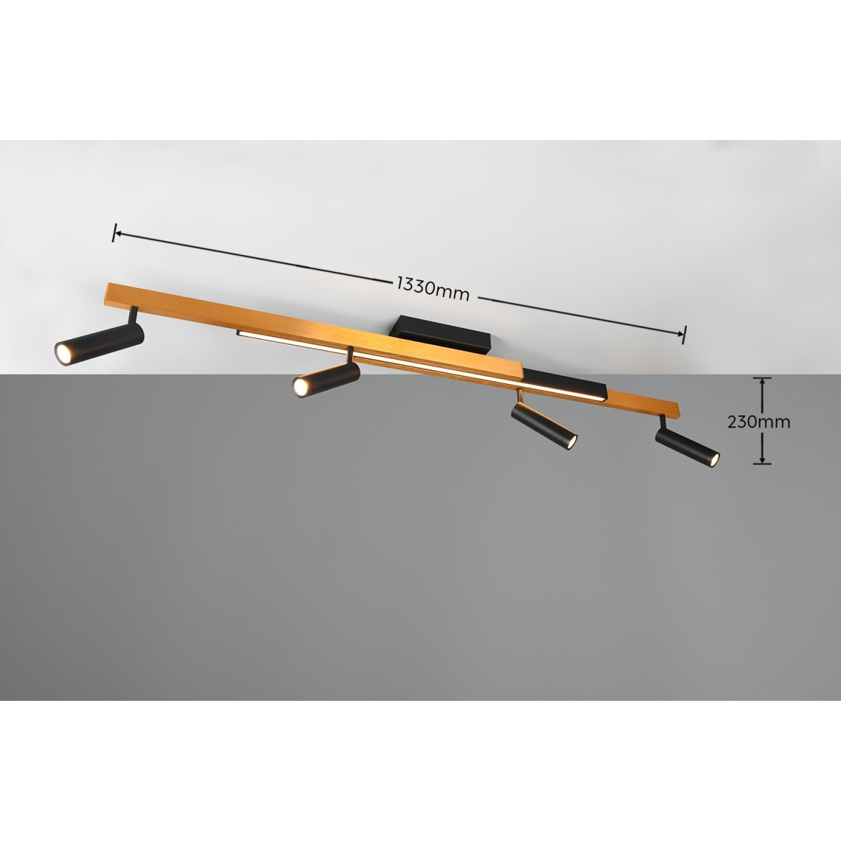 Nowoczesne oświetlenie sufitowe Trio ZENO 648310580