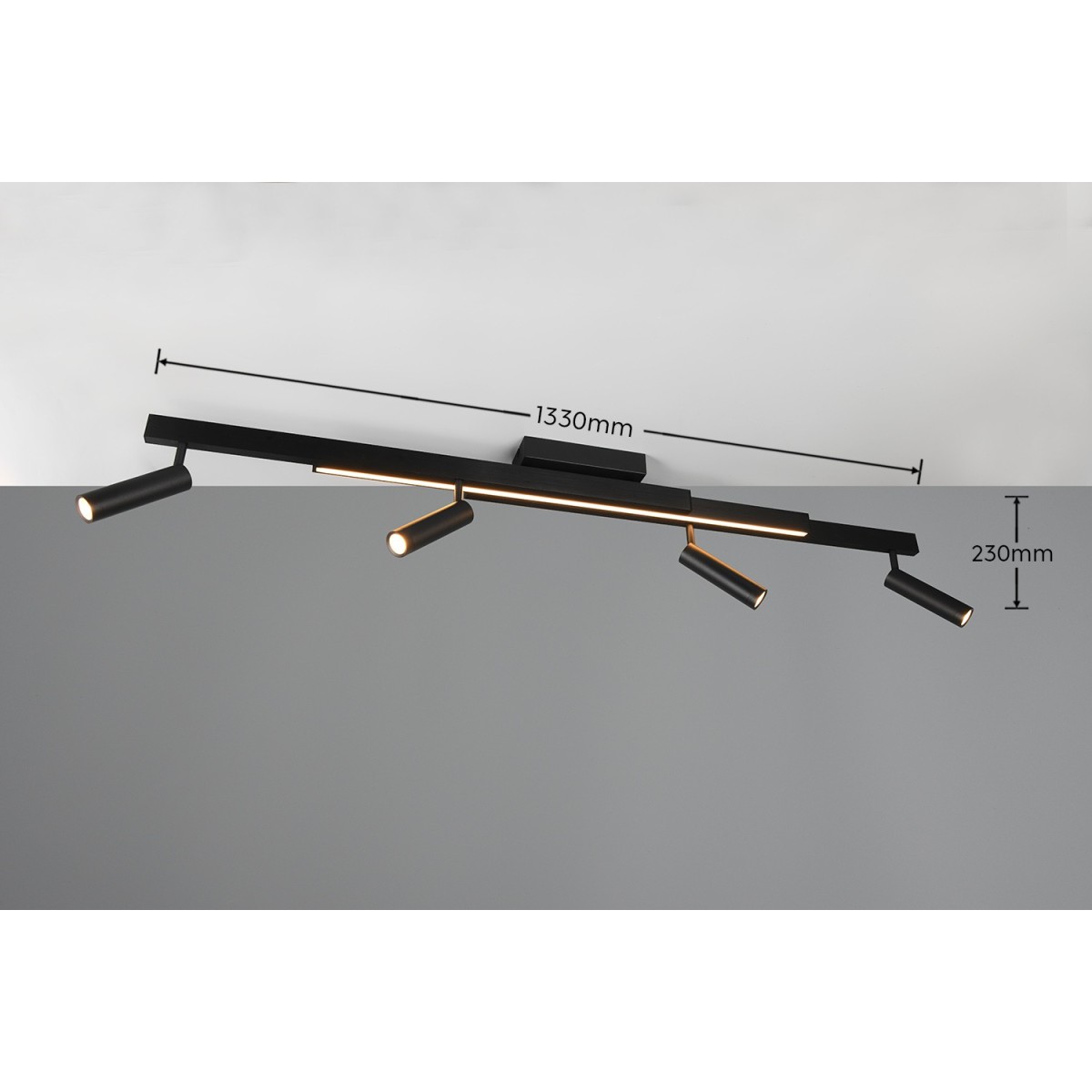 Nowoczesne oświetlenie sufitowe Trio ZENO 648310532