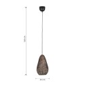 Nowoczesna lampa wisząca Trio ZIVA 365300104
