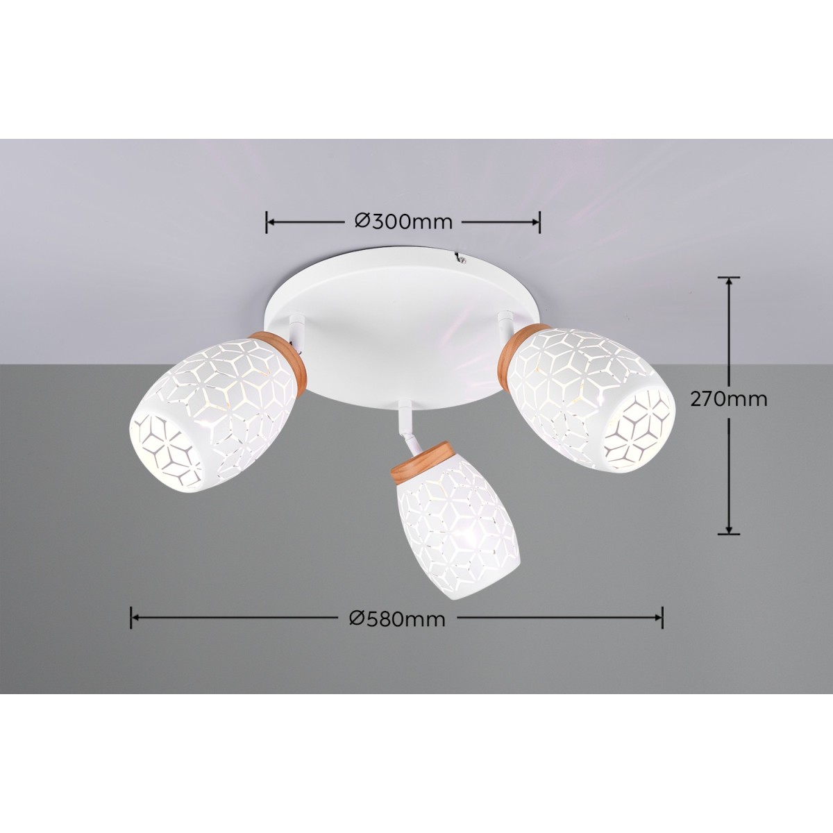 Nowoczesna lampa sufitowa RL BIDAR R61573331