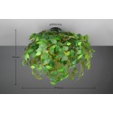 Nowoczesna lampa sufitowa RL LEAVY R60463015
