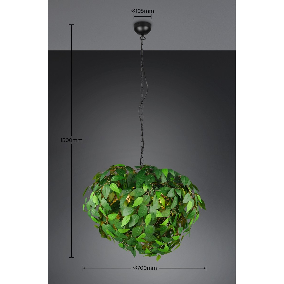 Nowoczesna lampa wisząca RL LEAVY R10464015