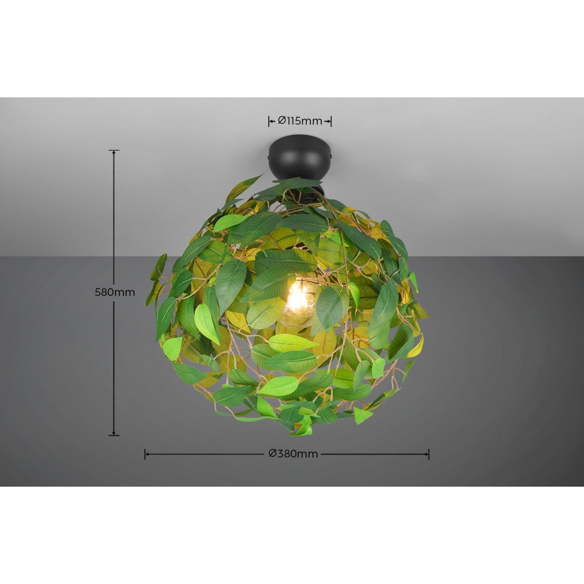 Nowoczesna lampa sufitowa RL LEAVY R60461015