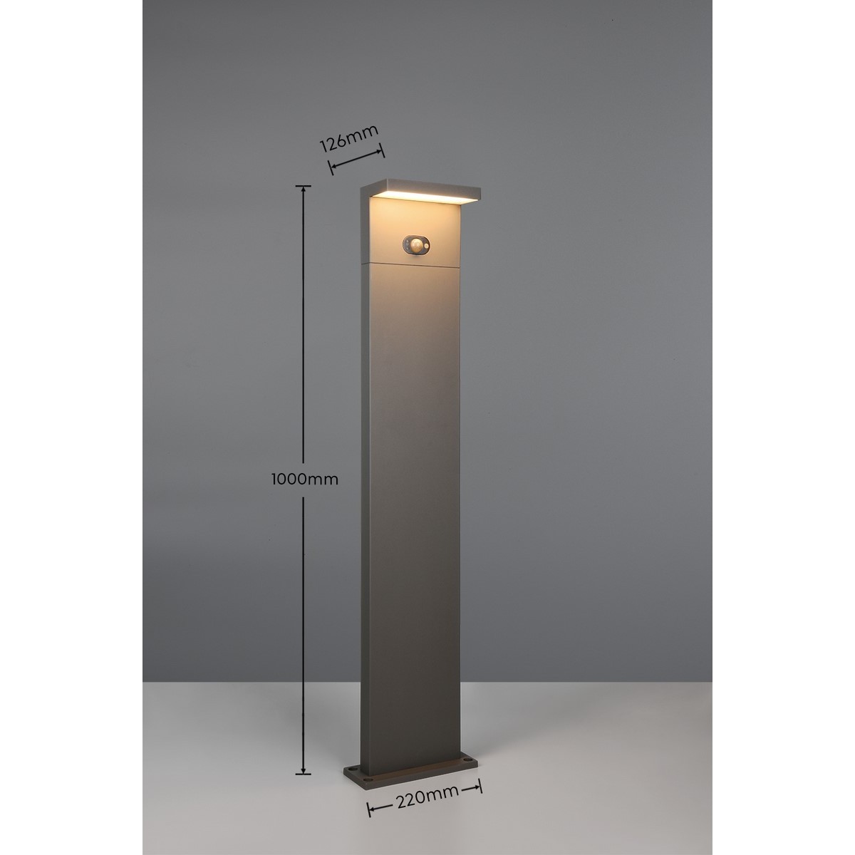 Lampa ogrodowa Trio BLYDE HYBRID 453569142