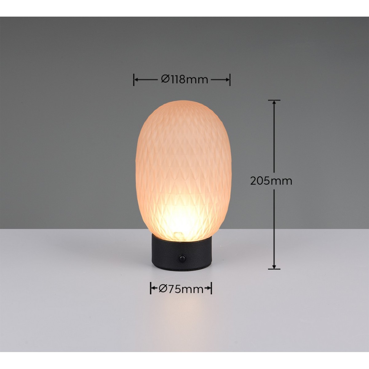 Lampa biurkowa - nocna Trio FACETTE 564210113