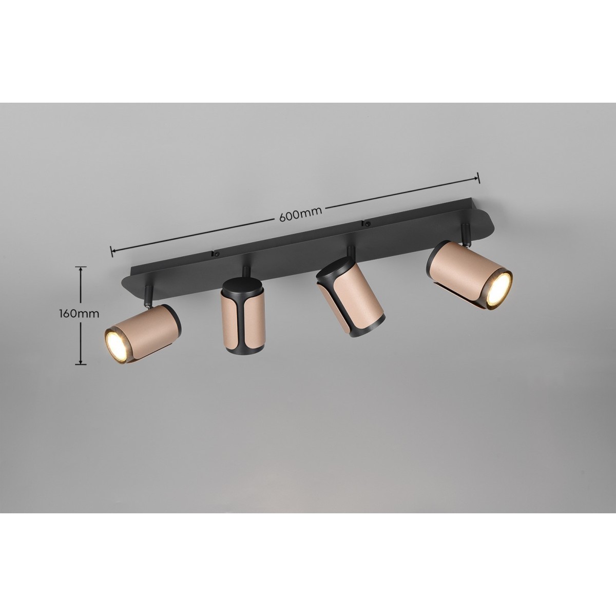 Nowoczesne oświetlenie sufitowe Trio GILLAN 814500465