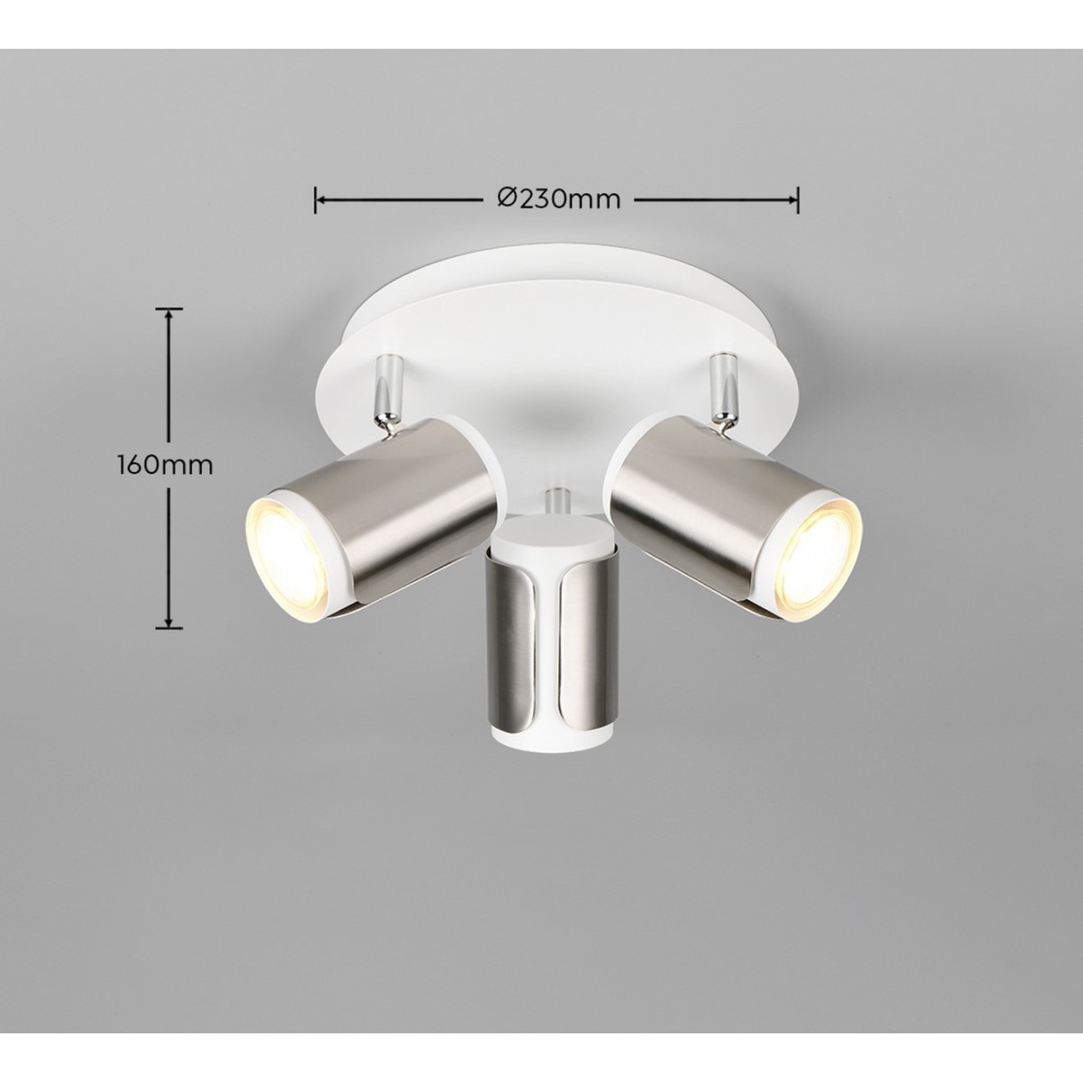 Nowoczesne oświetlenie sufitowe Trio GILLAN 814530307