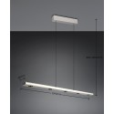 Nowoczesna lampa wisząca Trio GRAHAM 353010107
