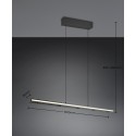 Nowoczesna lampa wisząca Trio GRAHAM 353010132