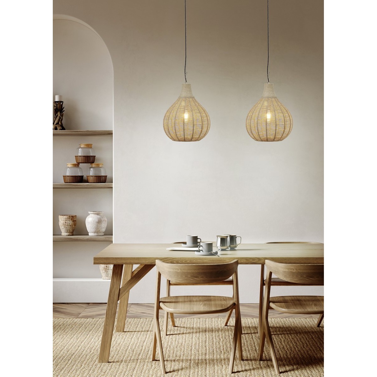 Nowoczesna lampa wisząca Trio JANNE 366790136