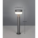 Lampa ogrodowa Trio MACKENZIE 530561142