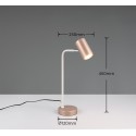 Lampa biurkowa - nocna Trio MARLEY 512400165