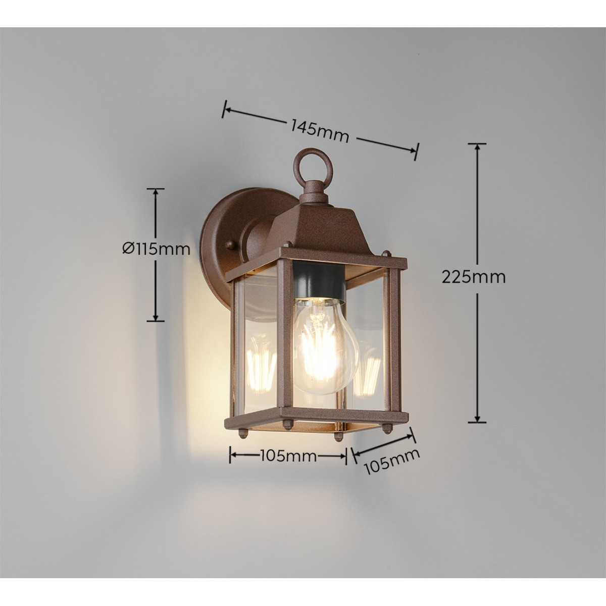 Kinkiet ogrodowy Trio MIRANDE 262260124