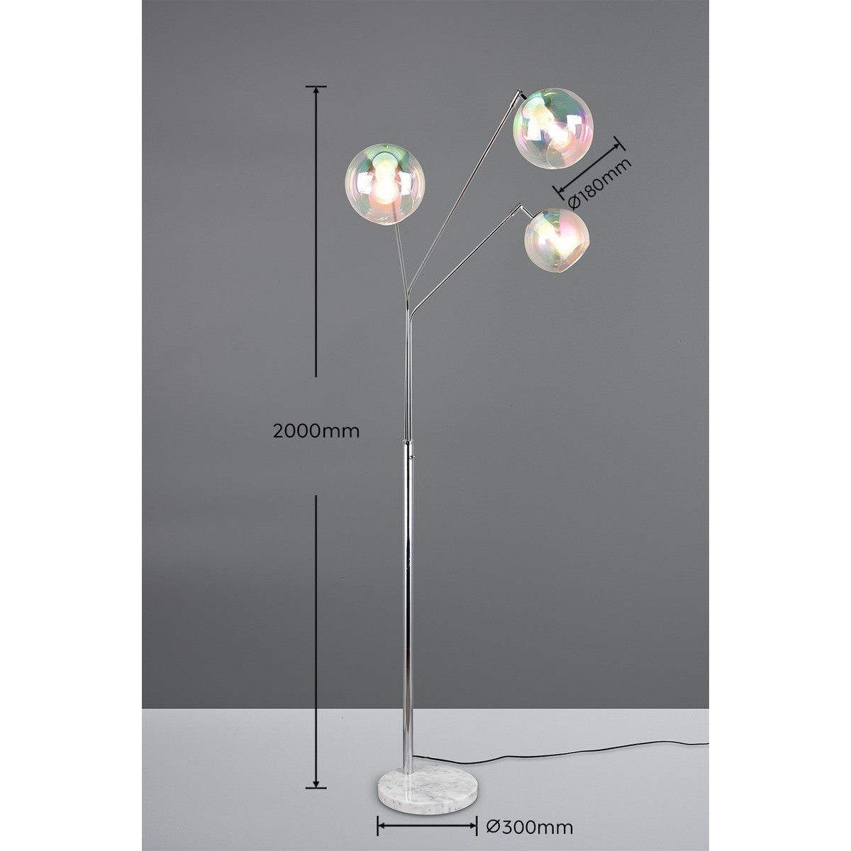 Lampa podłogowa Trio PAXTON 416900306
